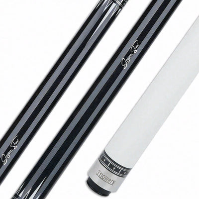 JFlowers True White No Wrap Pool Cue with Carbon Shaft