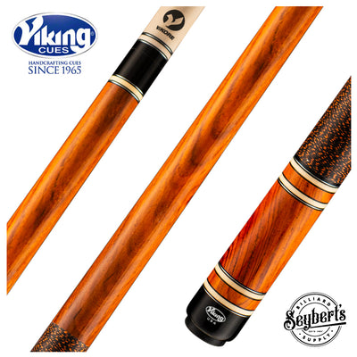 Viking IM0400 Impero Series Play Cue - South American Cocobolo with Cocobolo, Birdseye Maple and Black Rings