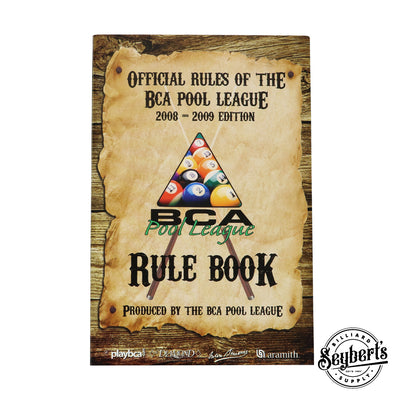 BCA 2008/2009 Rule Book - Brown Wanted Cover