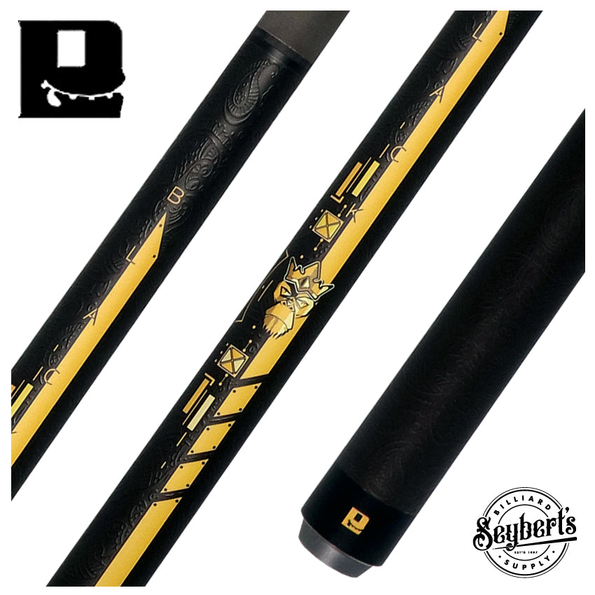 Little Monster Black Egg Textured No Wrap Break/Jump Cue with