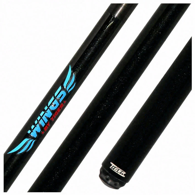 Tiger Wings+ Jump Cue  with Fortis Carbon Jump Shaft - WINGSPLUS