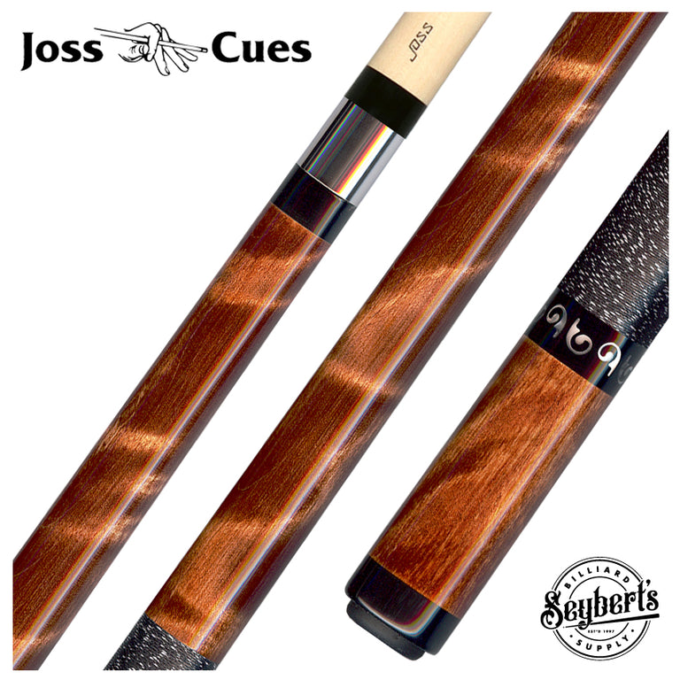 Joss Cocoa-Stained Maple with Pearl Inlays Pool Cue - JSCU-14
