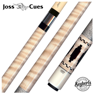 Joss Legacy Curly Maple with Ebony Inlays Pool Cue - JCLS85-4M