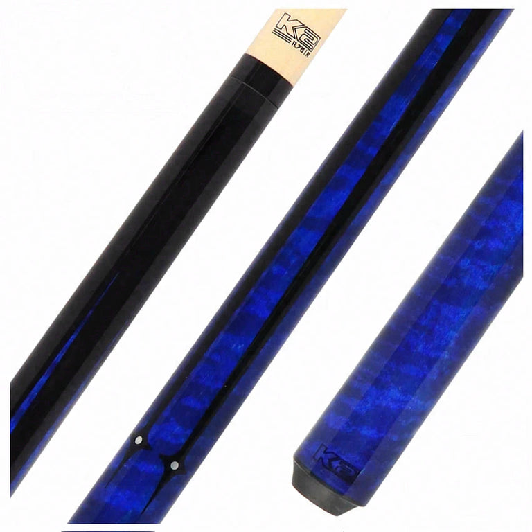 K2 Blue Sneaky Pete Radial Pool Cue with 11.75mm Shaft - KLSPBL