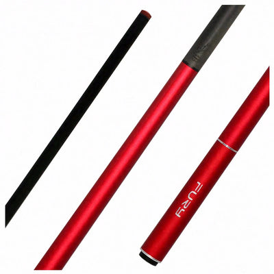 Fury Red Aluminum Jump Cue with Carbon Fiber Shaft - FUJPM7