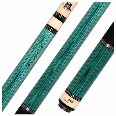 Fury Teal-Stained Tec-Wood Cue | Elephant Wrap | + Free Extension - FUTW9