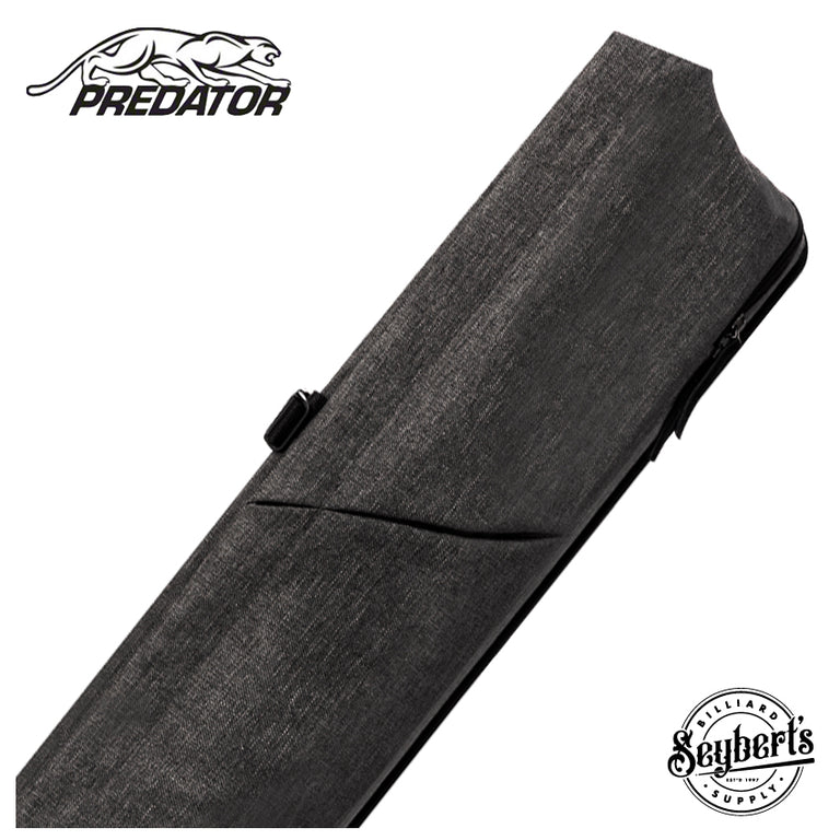 Predator Urbain Dark Gray Top Zip 2x4 Hard Pool Cue Case - PREU2X4DGRYH