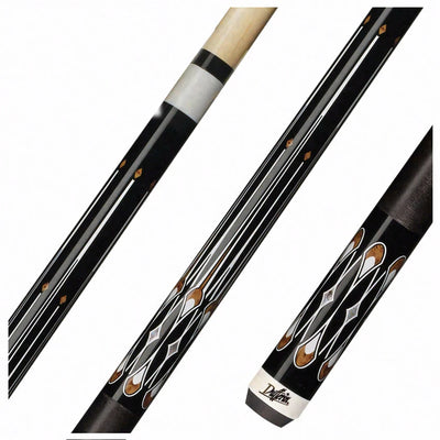Dufferin  Play Cue - Black and Curly Maple D-SE22