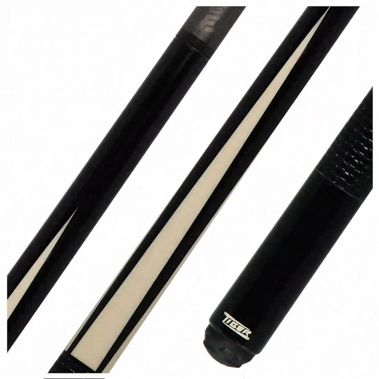 Tiger TUX-2W Tuxedo Performance Cue with Fortis Carbon Shaft and Leather Weave Wrap