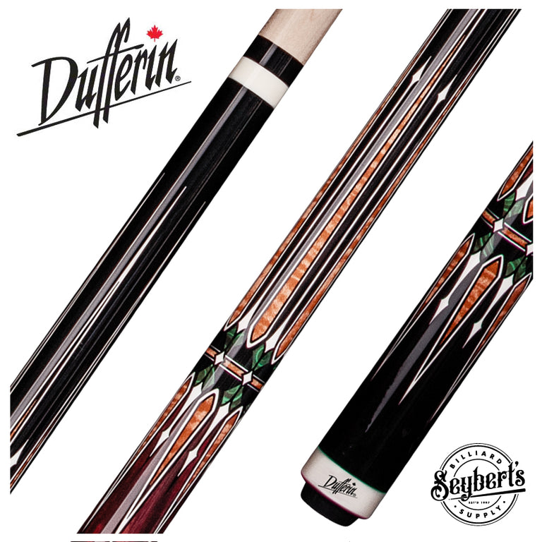 Dufferin Black and Cocobolo Play Cue - D-SE44