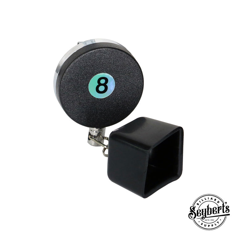 Poolgods 8 Ball Retractable Square Chalk Holder