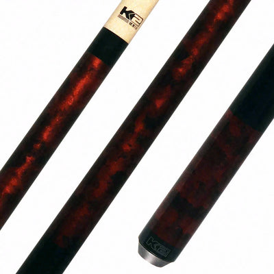 K2 Matte Copper Smoke Graphic No Wrap Pool Cue with 12.5mm LD Shaft