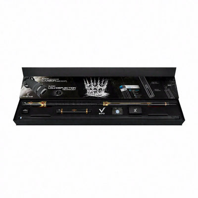 EVO Crown Royal Black Pool Cue with Black Crocodile Wrap Maxbing Edition