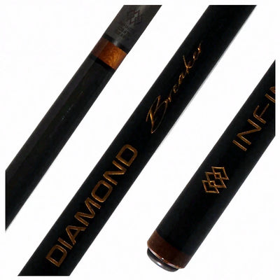 Infinity Diamond Breaker Carbon Fiber Break Cue - Gold