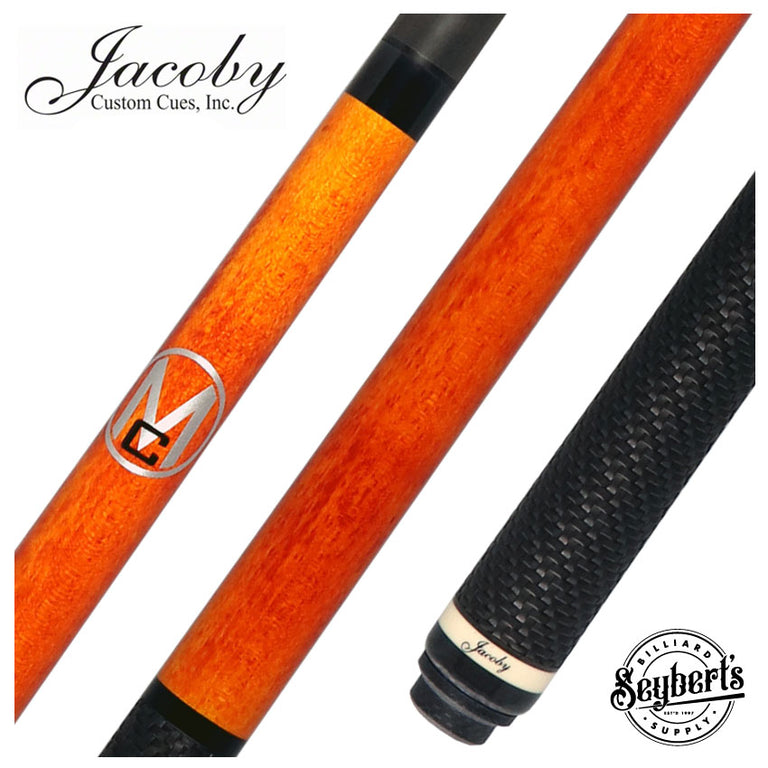 Jacoby Custom Orange Monster Crush Break Cue with Sport Grip
