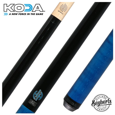 KODA Blue Stained Curly Maple Heavy Hitter Break/Jump Cue