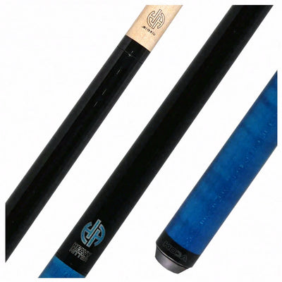 KODA Blue Stained Curly Maple Heavy Hitter Break/Jump Cue