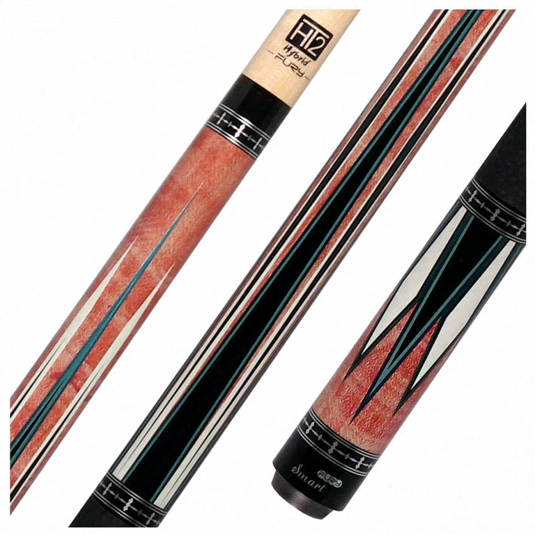 Fury Graphic Pool Cue with Sharkskin Wrap | + Free Extension - FUTK5