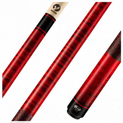 Viking Kayano Series Crimson Red Stain Play Cue - KY0112