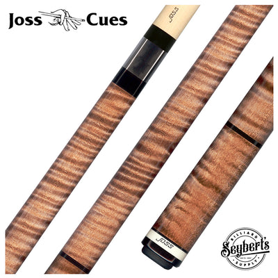 Joss Nutmeg Stained No Wrap Pool Cue - JC10-02NUT