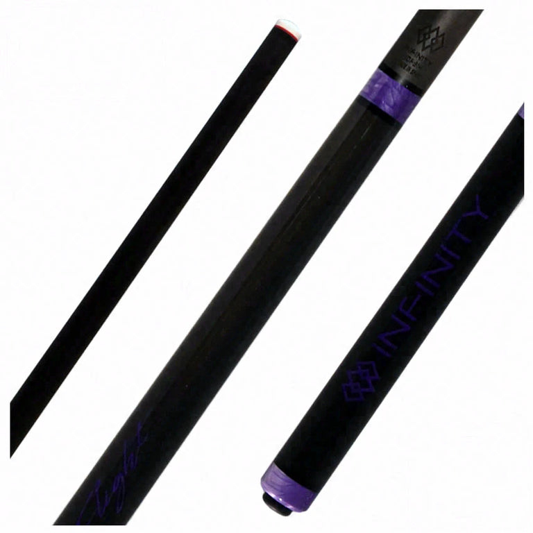Infinity Dragon Flight Carbon Fiber Long Jump Cue - Purple