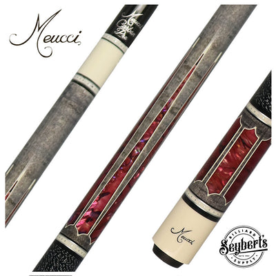 Meucci 2020 Cue - Grey - Pink - Black/White Wrap - Carbon Shaft