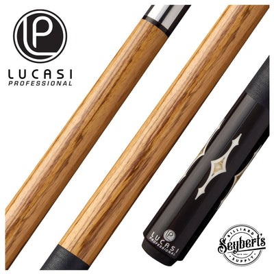 Lucasi Professional Series Zebrawood 10 Thread Play Cue