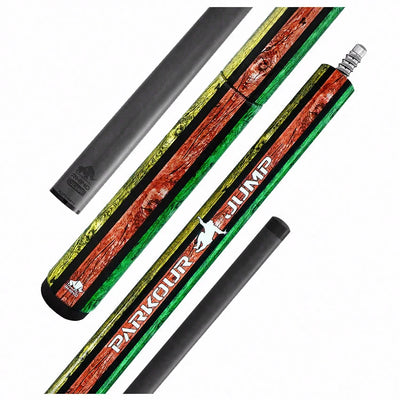 Rhino Parkour Multicolored No Wrap Carbon Jump Cue