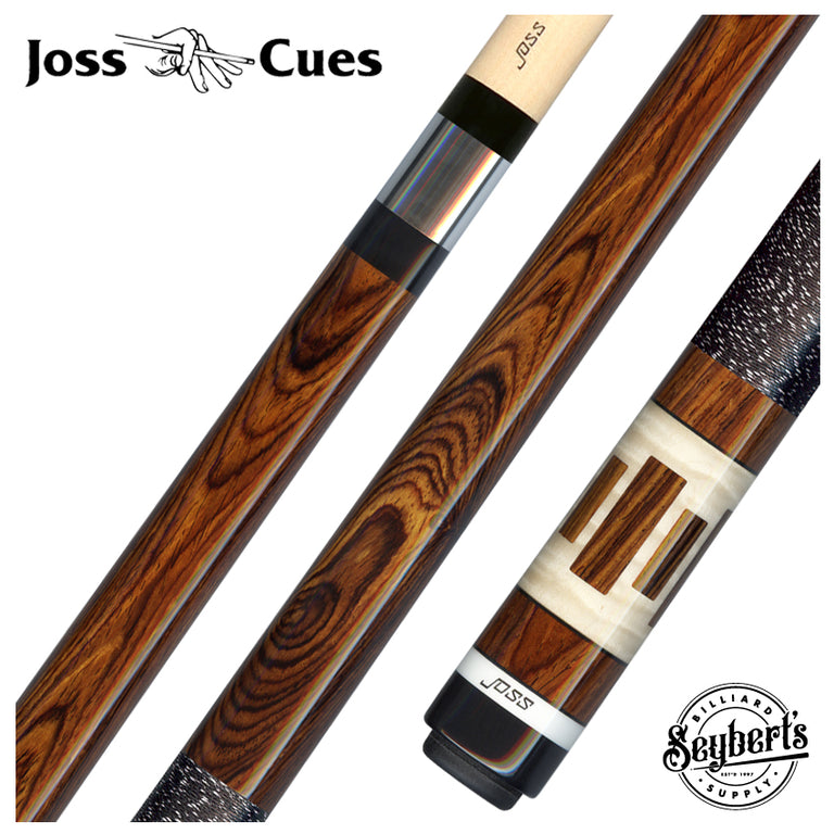 Joss Cocobolo with Maple Inlays Pool Cue - JC20-140C