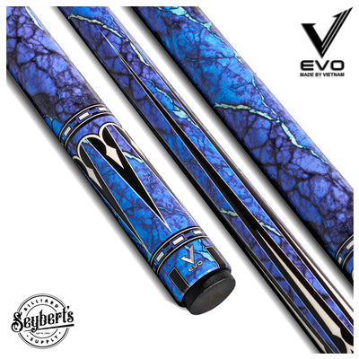 EVO Gemstone Skyflare No Wrap Pool Cue