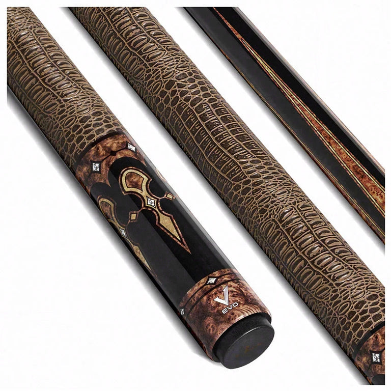 EVO Crown Monarch Blade Leather Wrap Pool Cue