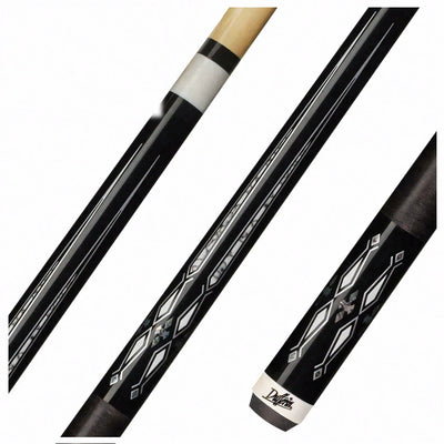 Dufferin Black and White with Linen Wrap Play Cue - D-SE23