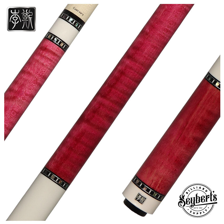 Cuelees Pink Phoenix Pool Cue - LS-EN01 - Seybert's Billiards Supply