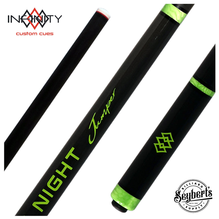 Infinity Night Jumper Carbon Fiber Jump Cue - Green
