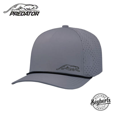 Predator Silver Blue Laser Vent Adjustable Hat