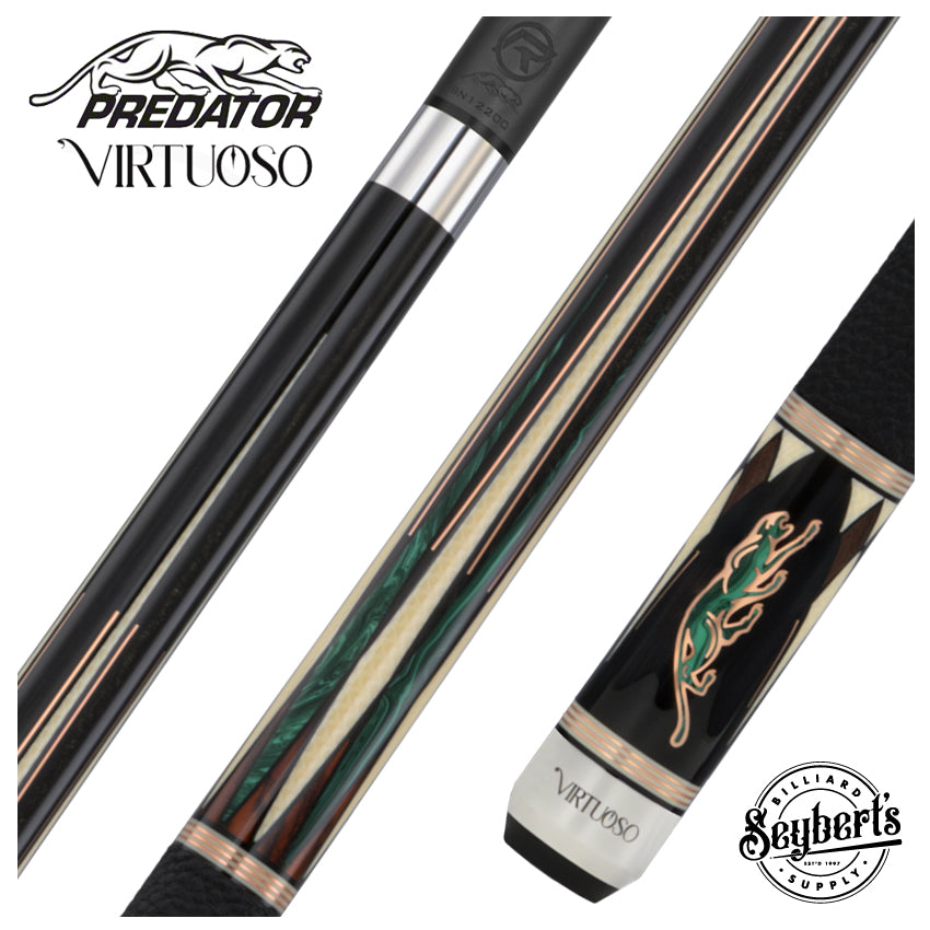Predator Virtuoso Series Green Pool Cue - Uni-Loc - Seybert's