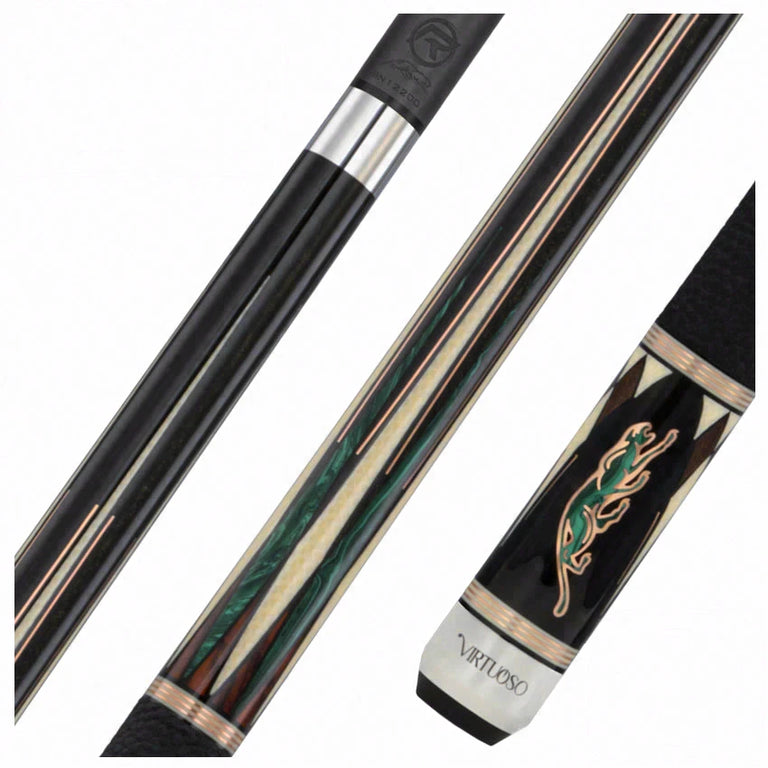 Predator Virtuoso Series Green Pool Cue - Uni-Loc