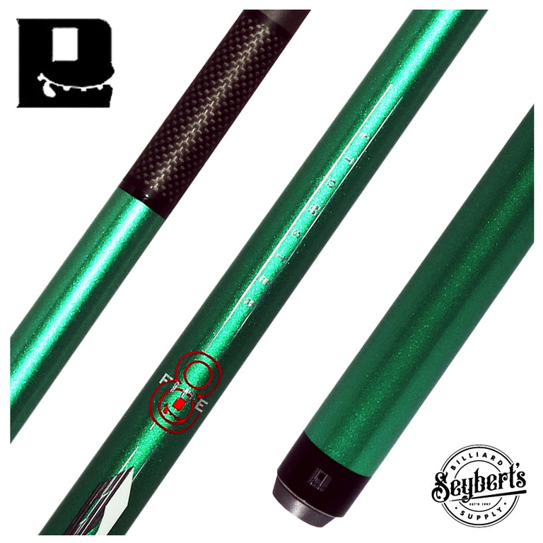 Little Monster 3K Green Break Cue with Carbon Fiber Shaft