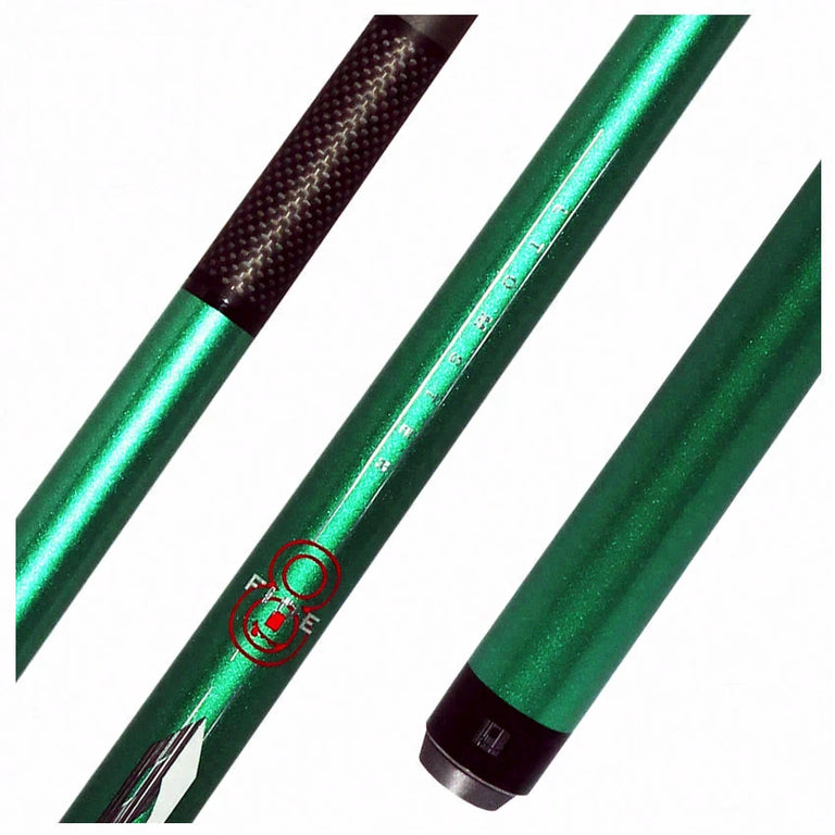 Little Monster 3K Green Break Cue with Carbon Fiber Shaft