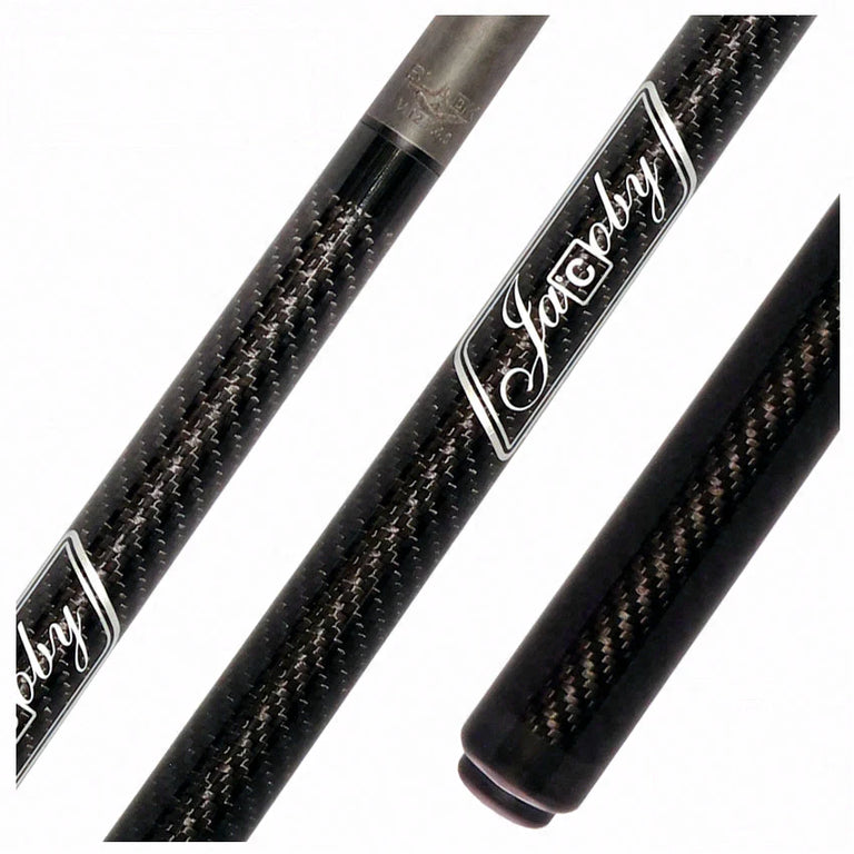 Jacoby Game Changer Series Carbon Playing Cue with 12.70mm Jacoby Black V4 Carbon Fiber Shaft