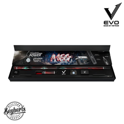 EVO MEG Crimson Jaw No Wrap Pool Cue Maxbing Edition