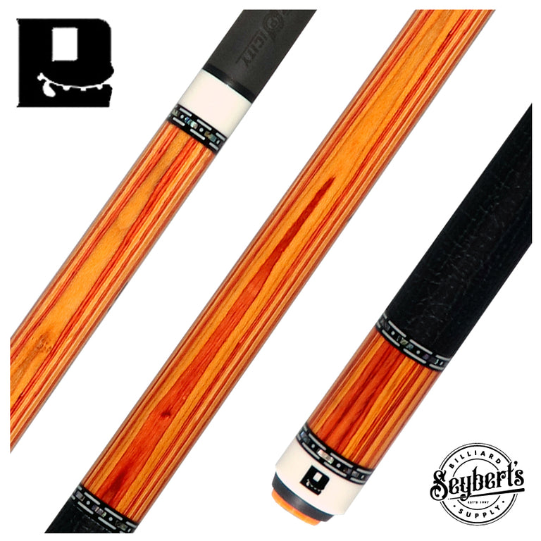 Little Monster Lightening Storm Play Cue with Carbon Shaft, Wood Shaft and 2x2 Case