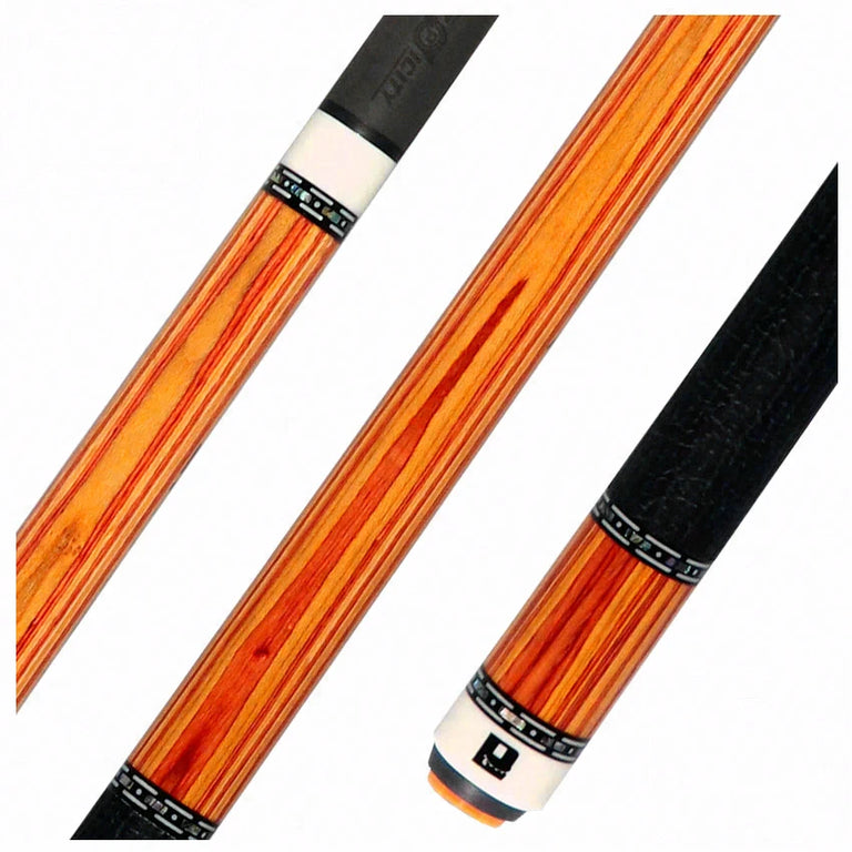 Little Monster Lightening Storm Play Cue with Carbon Shaft, Wood Shaft and 2x2 Case