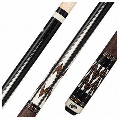 Dufferin Brown and Black with Leather Wrap Play Cue - D-SE52
