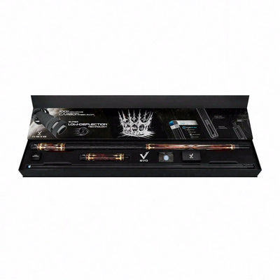 EVO Crown Series Ancient Oak Leather Wrap Pool Cue Maxbing Edition
