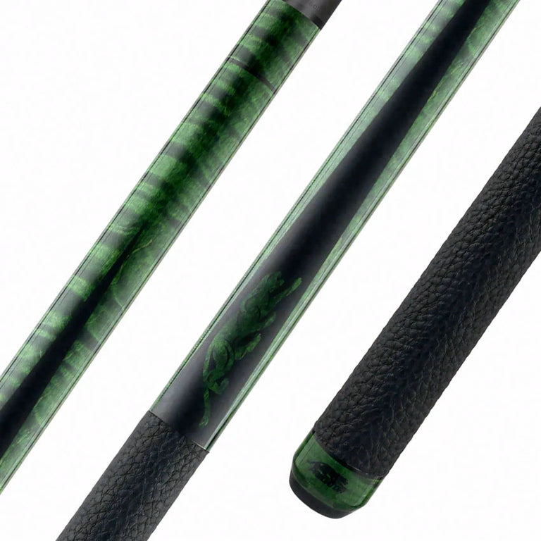Predator SP2 Green Stained Maple Forearm with Matte Black Points Pool Cue