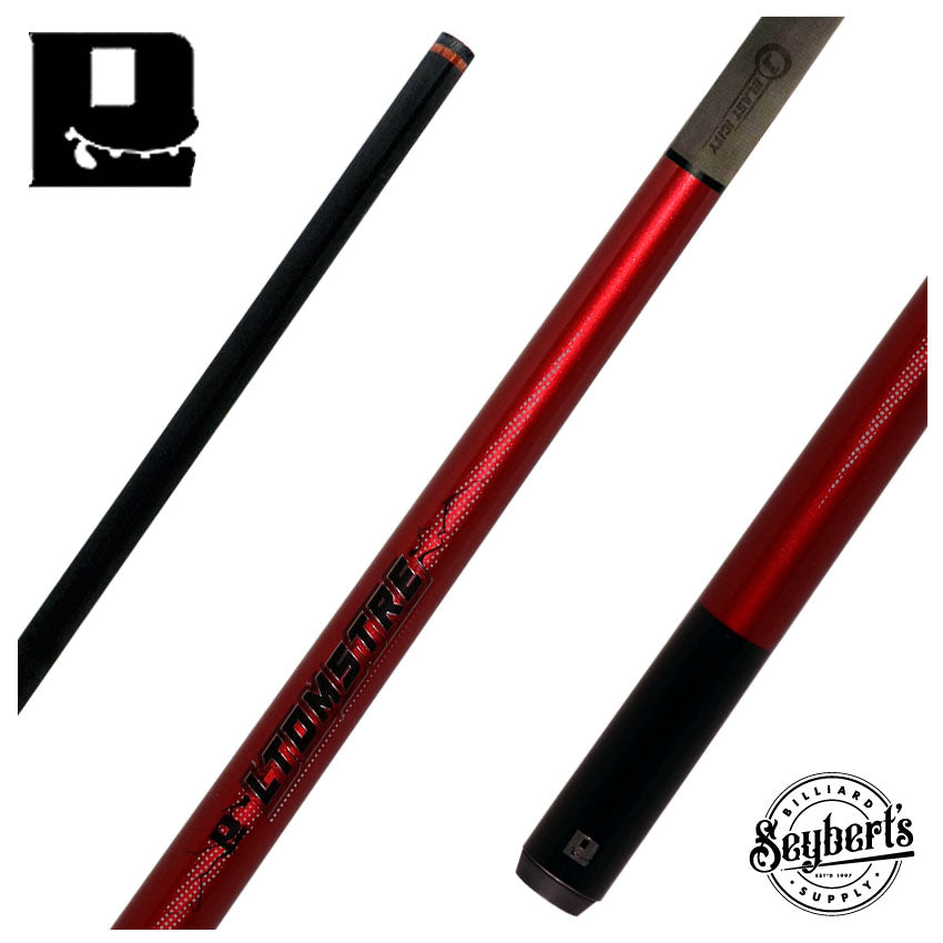 Little Monster Electro-Optic Red 3 Piece Jump Cue with Carbon