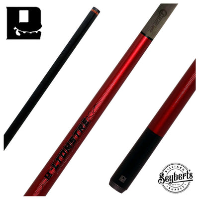 Little Monster Electro-Optic Red 3 Piece Jump Cue with Carbon Fiber Shaft