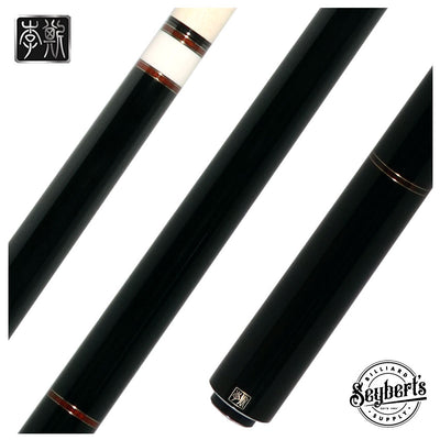 Cuelees Male Phoenix Black No Wrap Pool Cue