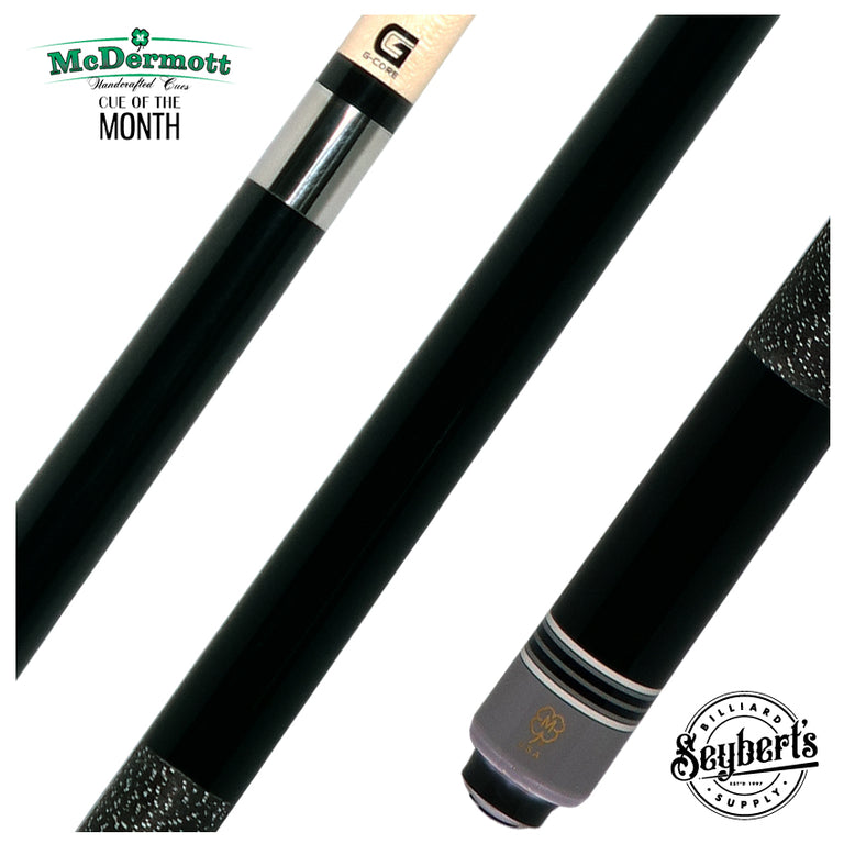 McDermott Black Maple Cue of the Month with G-Core Shaft